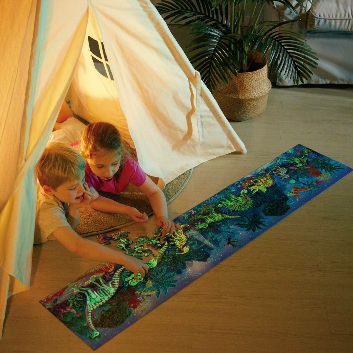 Hape Dinojen Maa Palapeli 200 Palaa