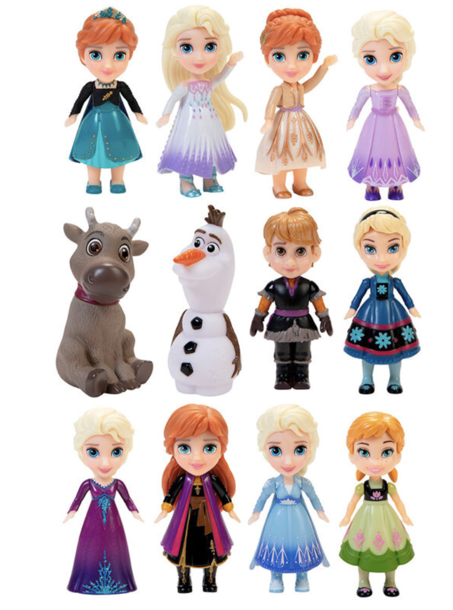 Disney Frozen Mininukke Lajitelma 7cm