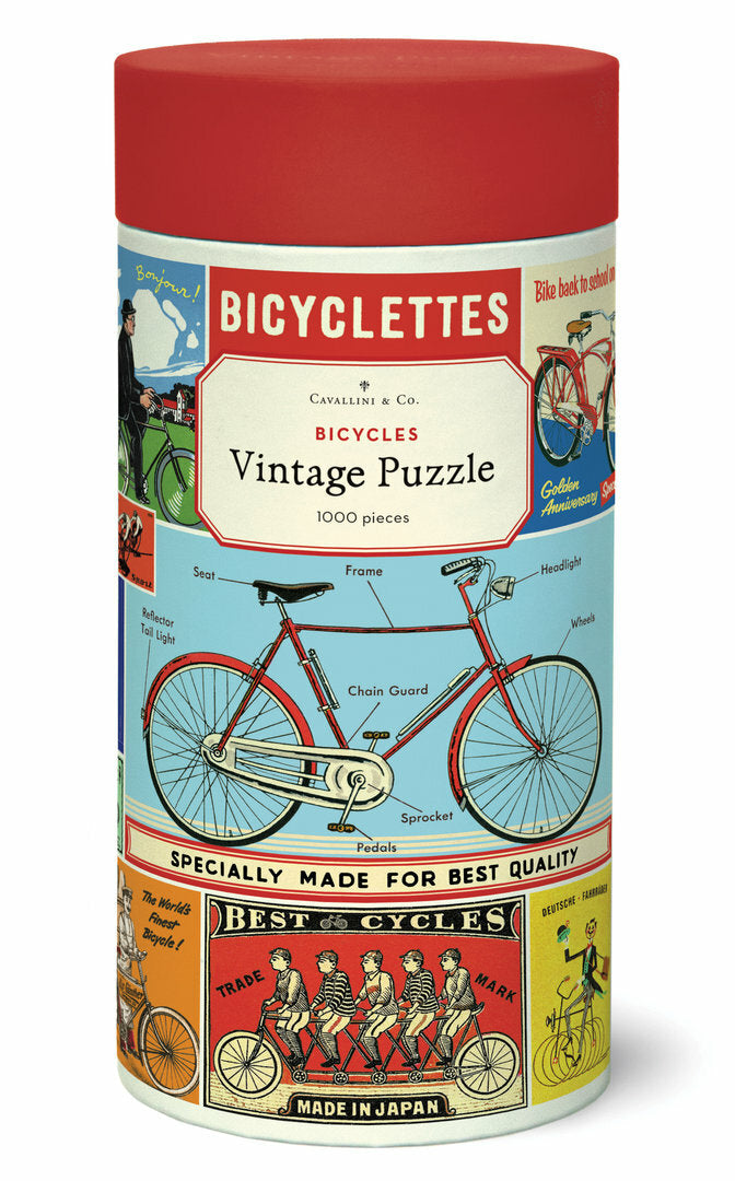 Cavallini & Co. Vintage Puzzle 1000 palaa Bicycles