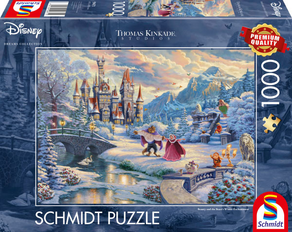 Schmidt 1000 Palan Palapeli Disney Beauty and the Beast‘s Winter Enchantment
