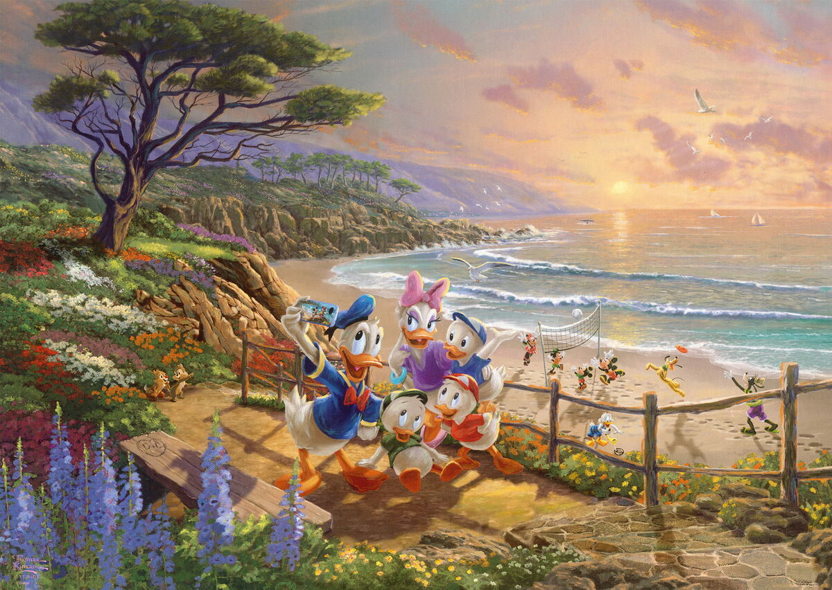 Schmidt Thomas Kinkade 1000 Palan Palapeli Disney Aku Ankka