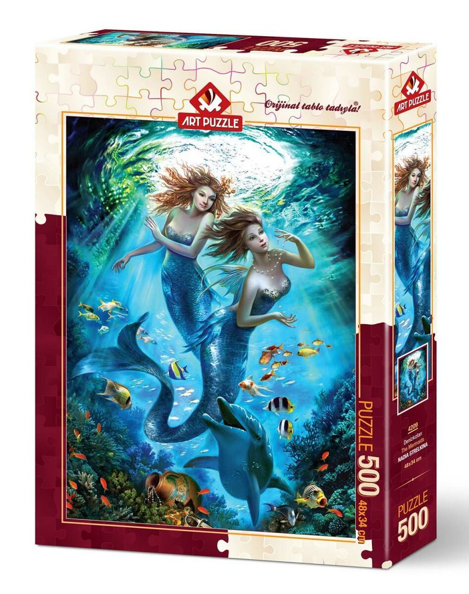 Art Puzzle 500 Palan Palapeli The Mermaids