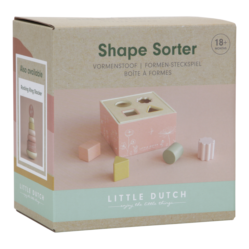 Little Dutch Palikkapurkki Pink Flower