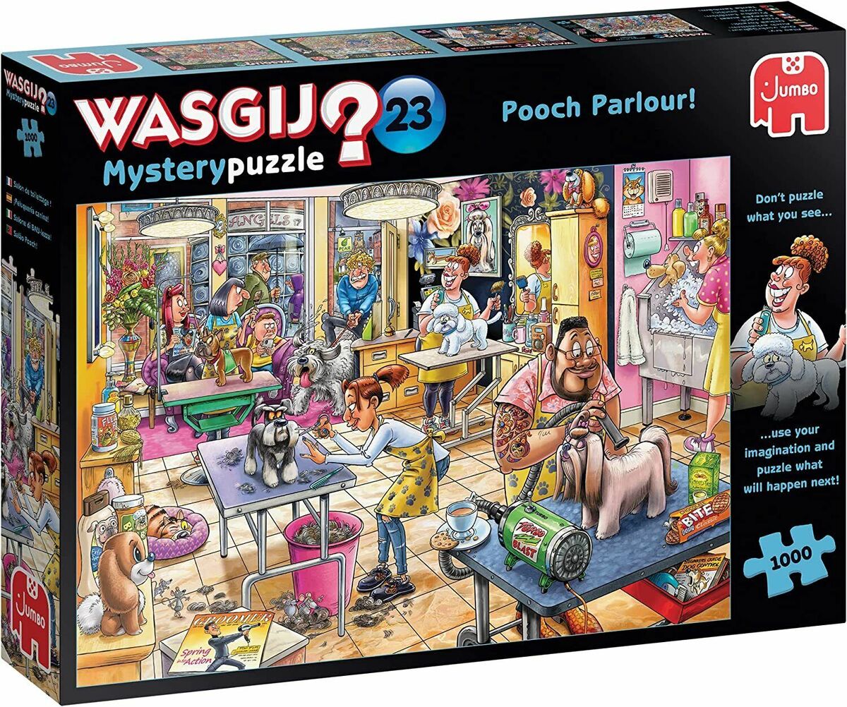 Wasgij Mystery 1000 Palan Palapeli Nro 23 Pooch Parlou