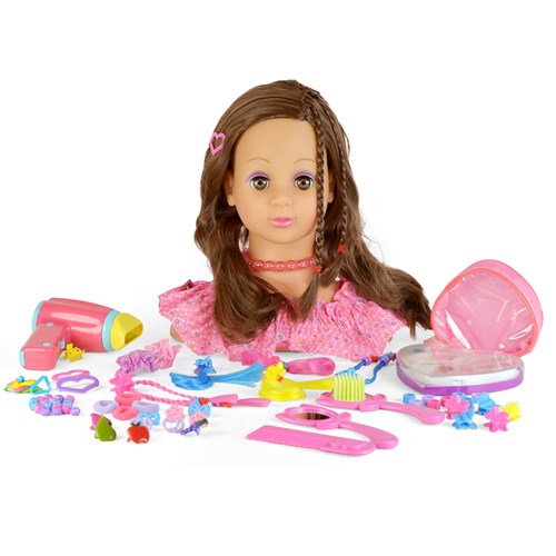 Happy Friend Meikki- ja Kampauspää Tumma