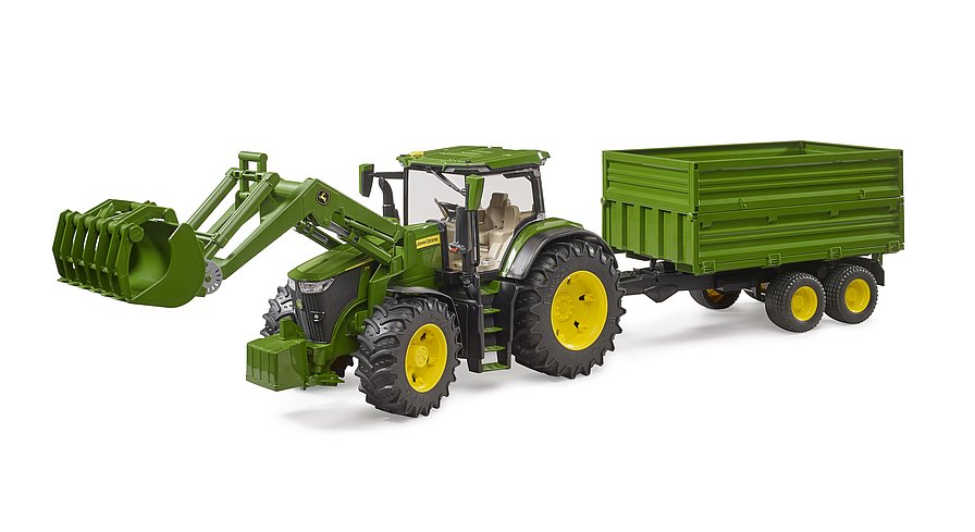 Bruder 03155 John Deere Traktori ja Traileri 1:16