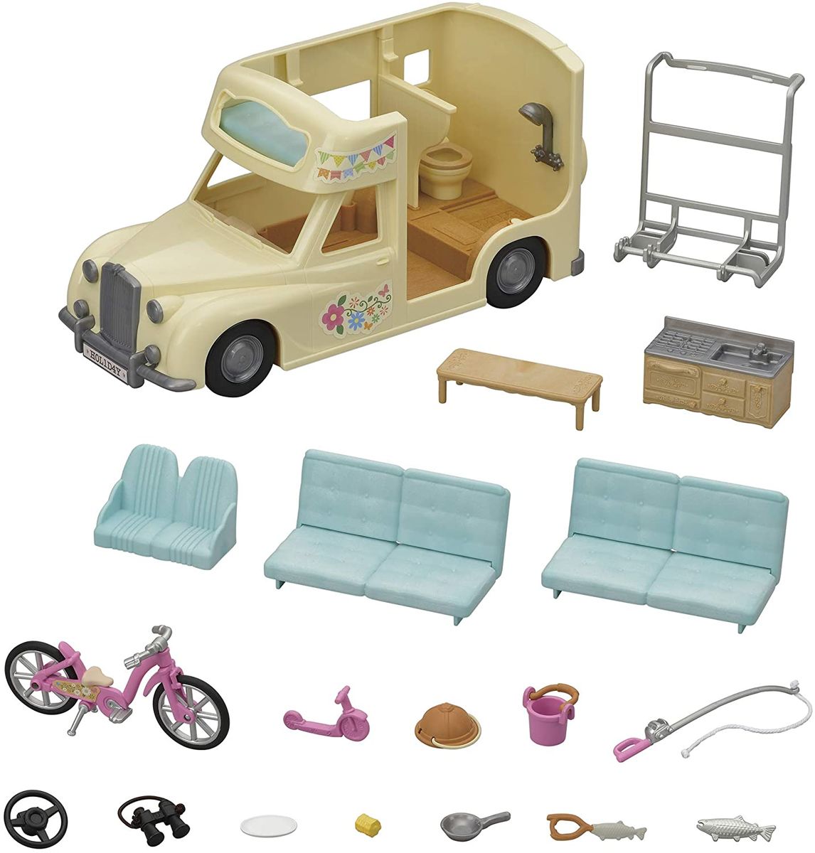 Sylvanian Families 5454 Family Campervan Matkailuauto