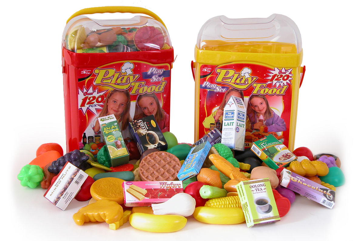 Leikkiruokaa ämpärissä 120 osaa