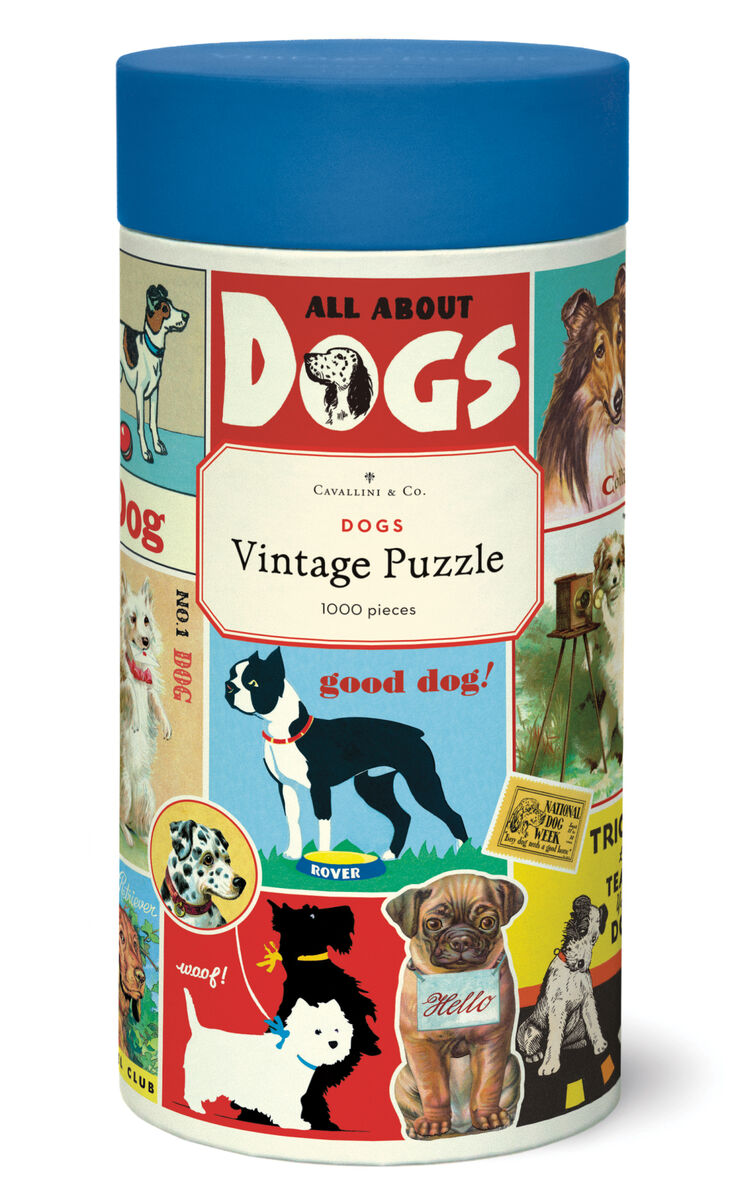 Cavallini & Co. Vintage Puzzle 1000 palaa Dogs