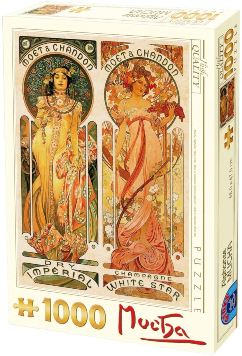 D-Toys Puzzle 1000 Palan Palapeli Moet & Chandon White Star