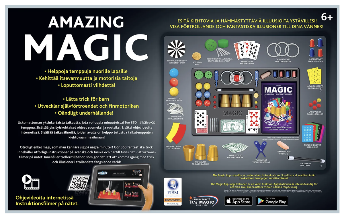 Taikasetti 350 Temppua