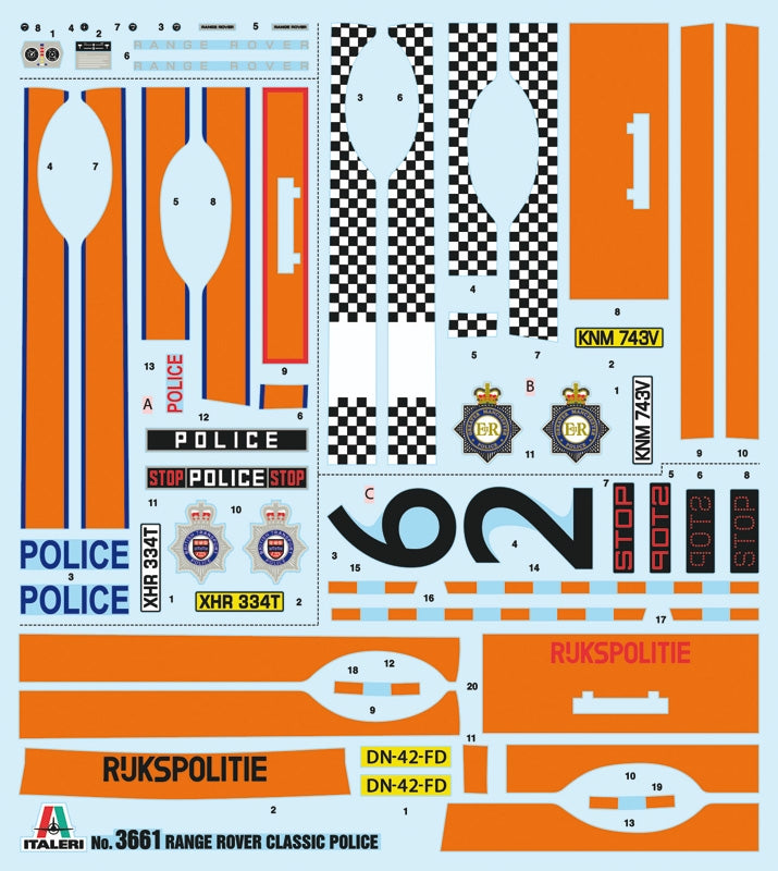 Italeri 1:24 Range Rover Police