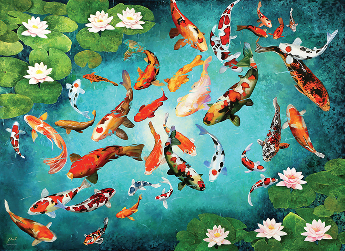 Eurographics 1000 Palan Palapeli Koi Fish
