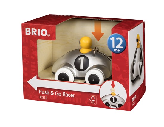 Brio Push&Go Kilpa-auto Hopea