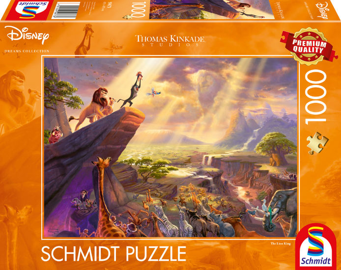Schmidt 1000 Palan Palapeli Disney, The Lion King