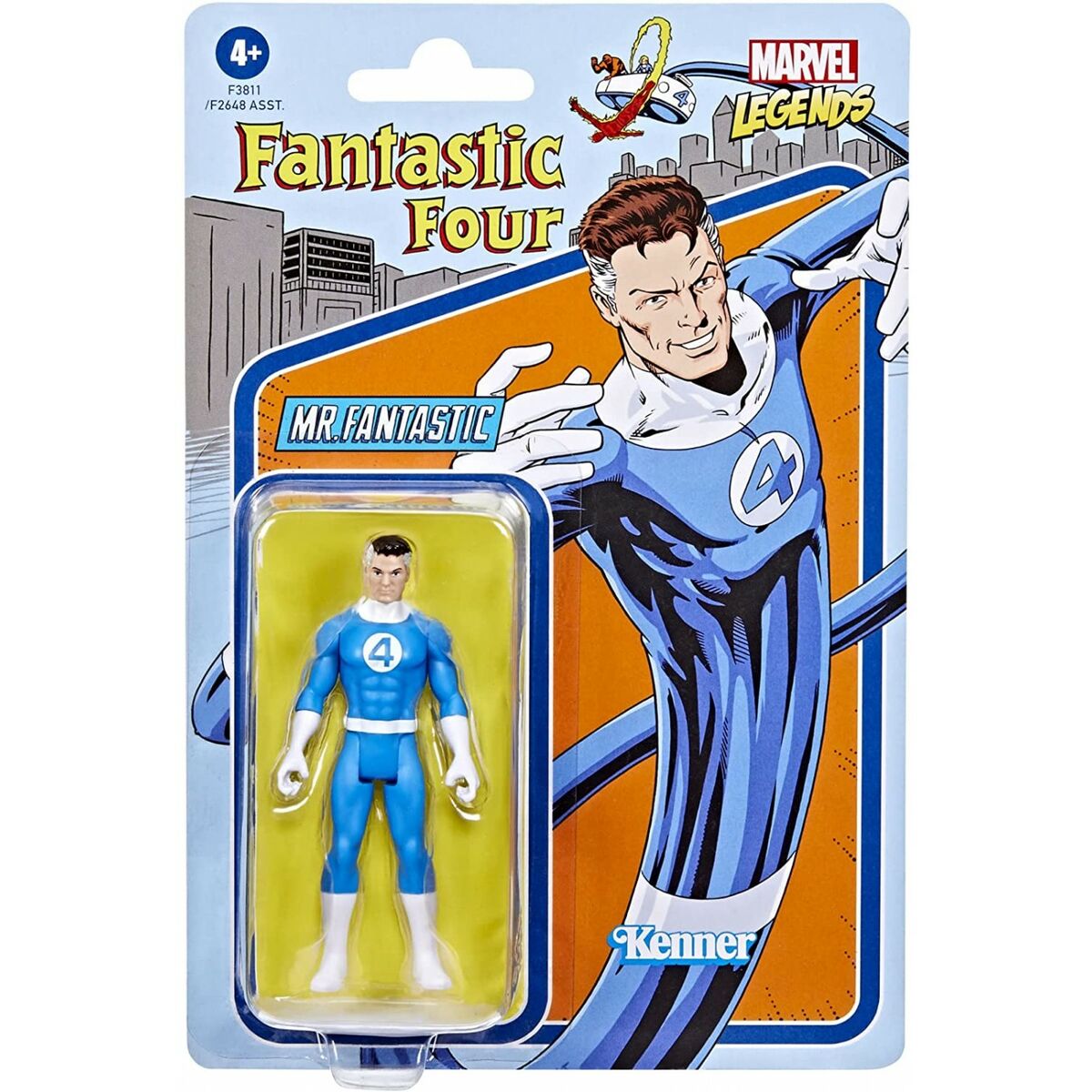 Marvel Legends Retro Figuuri 9,5cm Mr. Fantastic