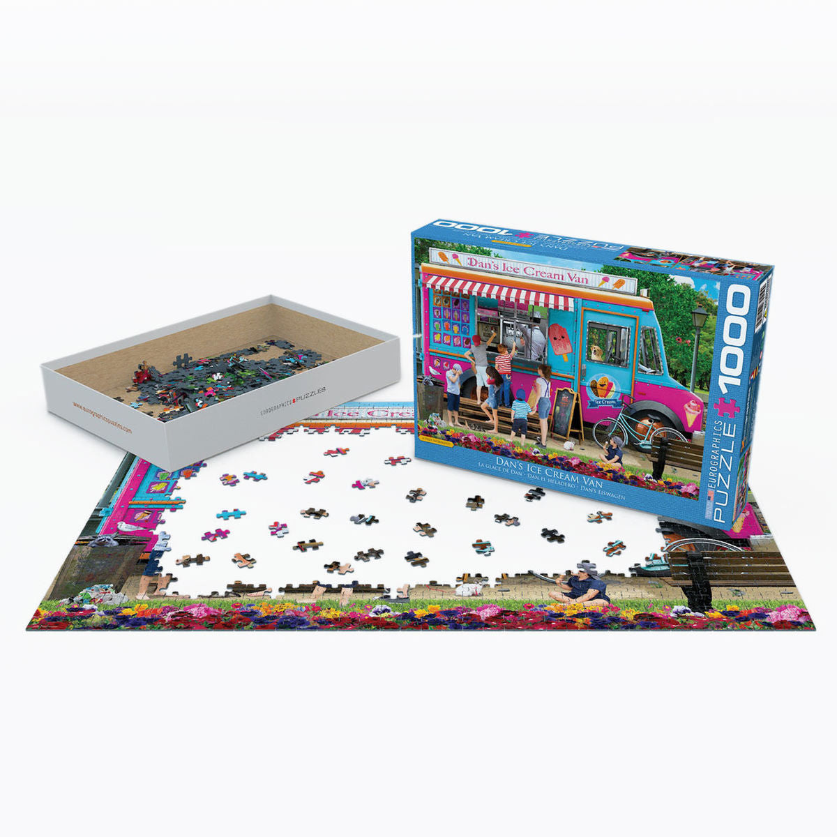 Eurographics Puzzle 1000 Palan Palapeli Dans Ice Cream Van