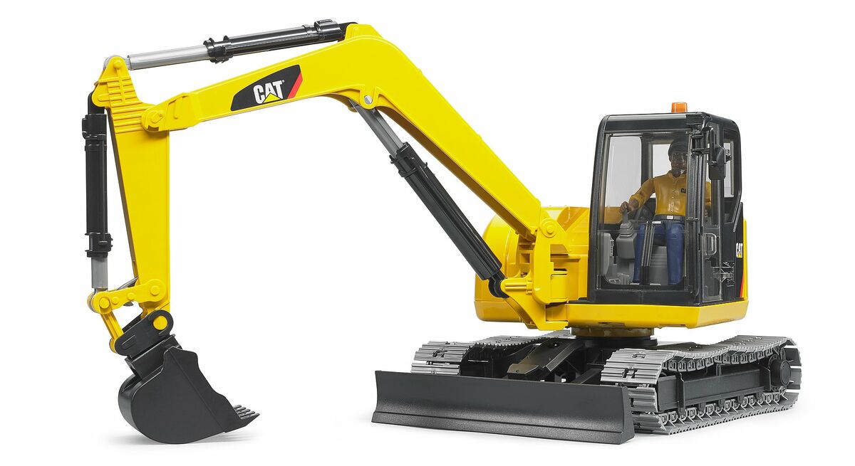 Bruder 02466 Caterpillar Telakaivinkone ja Kuljettaja