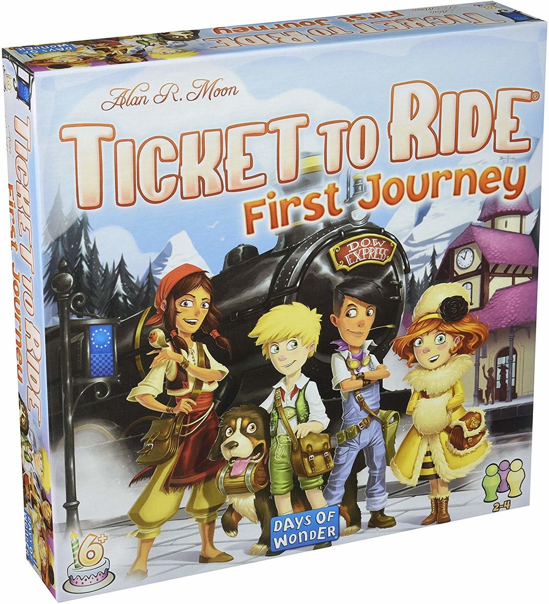 Ticket To Ride ensimmäinen matka Eurooppa