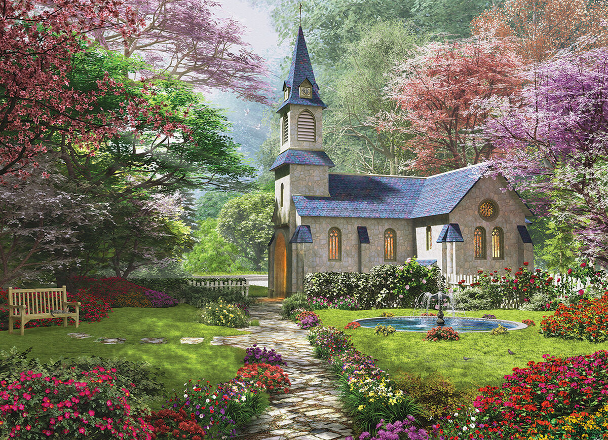 Eurographics 1000 Palan Palapeli Blooming Garden