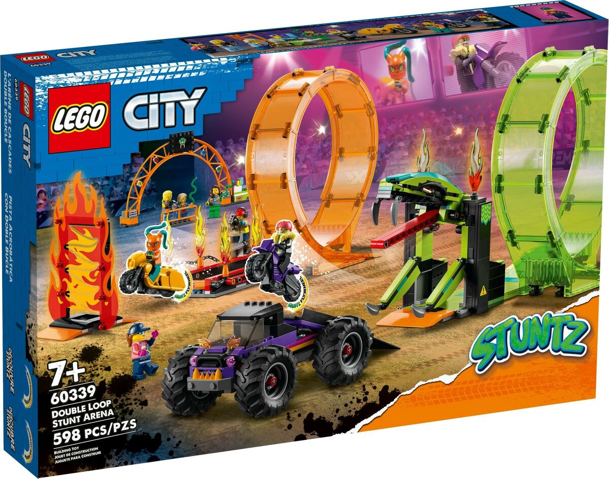 LEGO City 60339 Kahden Silmukan Stunttishow'n Areena