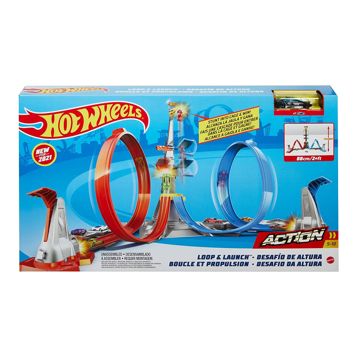 Hot Wheels Loop & Launch Track Set