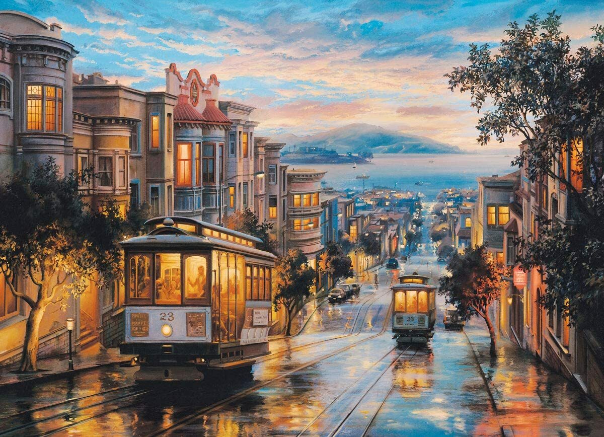 Eurographics Puzzle 1000 Palan Palapeli San Francisco, Cable Car Heaven