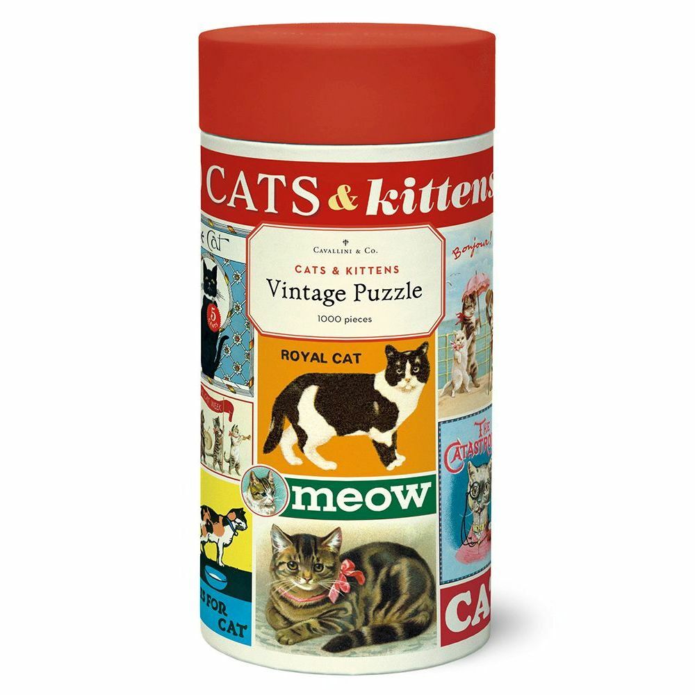 Cavallini & Co. Vintage Puzzle 1000 palaa Cats and Kittens