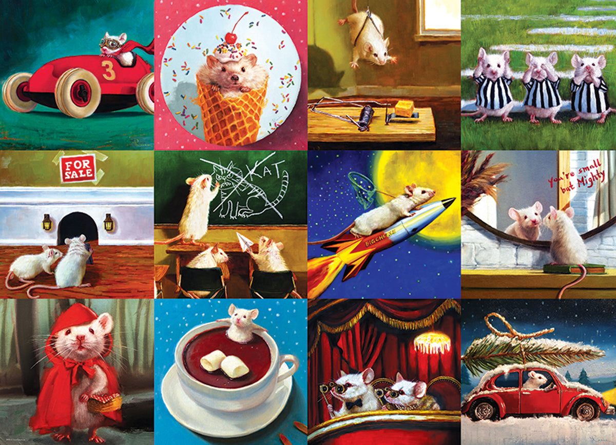 Eurographics 1000 Palan Palapeli Funny Mice