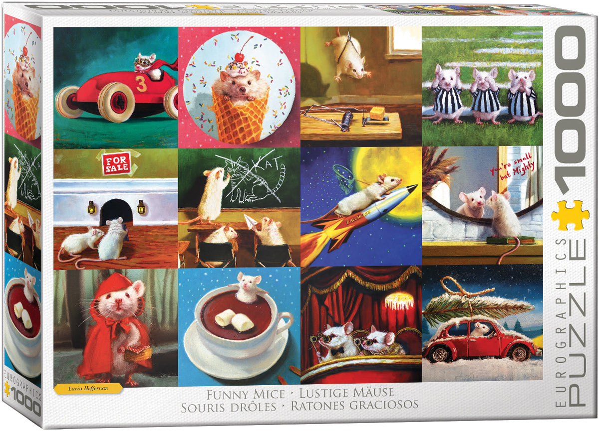 Eurographics 1000 Palan Palapeli Funny Mice