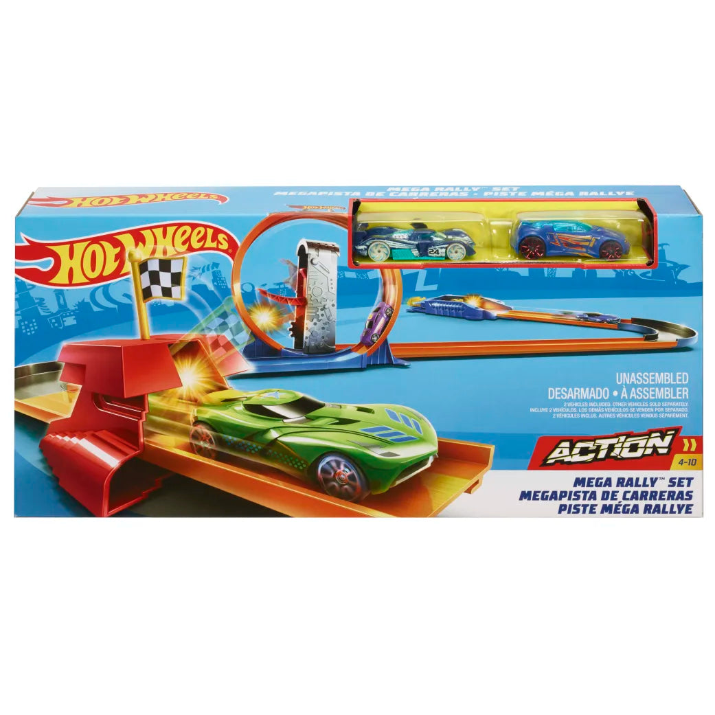 hot wheels mega rally set autorata