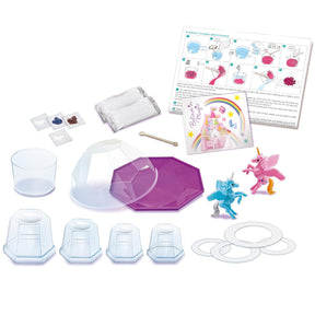 4M KidzLabs Crystal Growing Magical Unicorn Crystal Terrarium