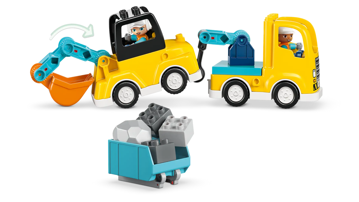 LEGO Duplo 10475 Työmaa-Ajoneuvot 3in1