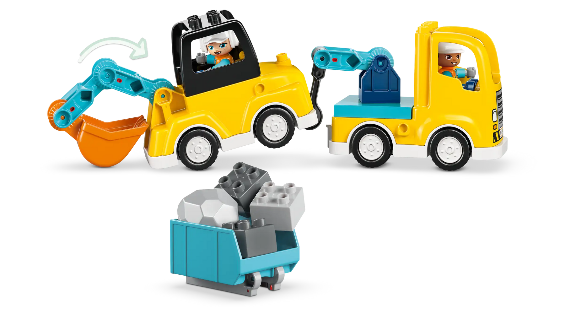 LEGO Duplo 10475 Työmaa-Ajoneuvot 3in1
