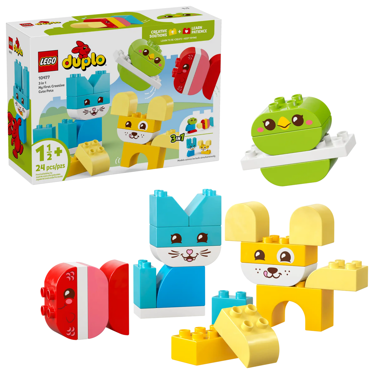 LEGO Duplo 10477 Söpöt Luovat Lemmikit 3in1