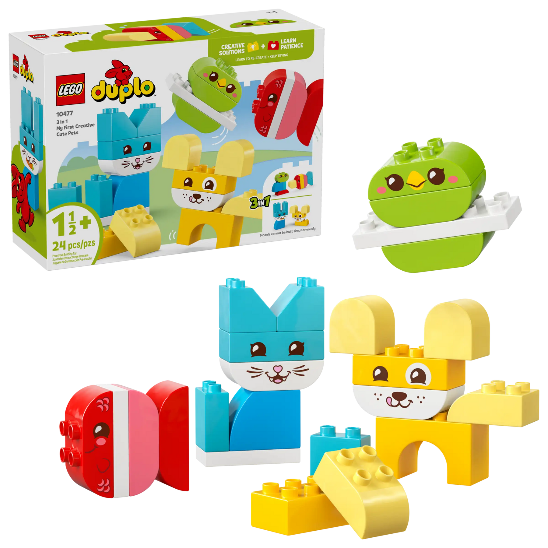 LEGO Duplo 10477 Söpöt Luovat Lemmikit 3in1