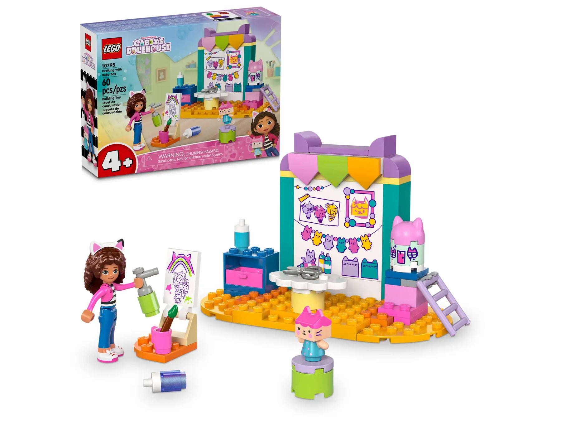 Lego Gabbys Dollhouse 10795 Askartelua Boksivauvan Kanssa