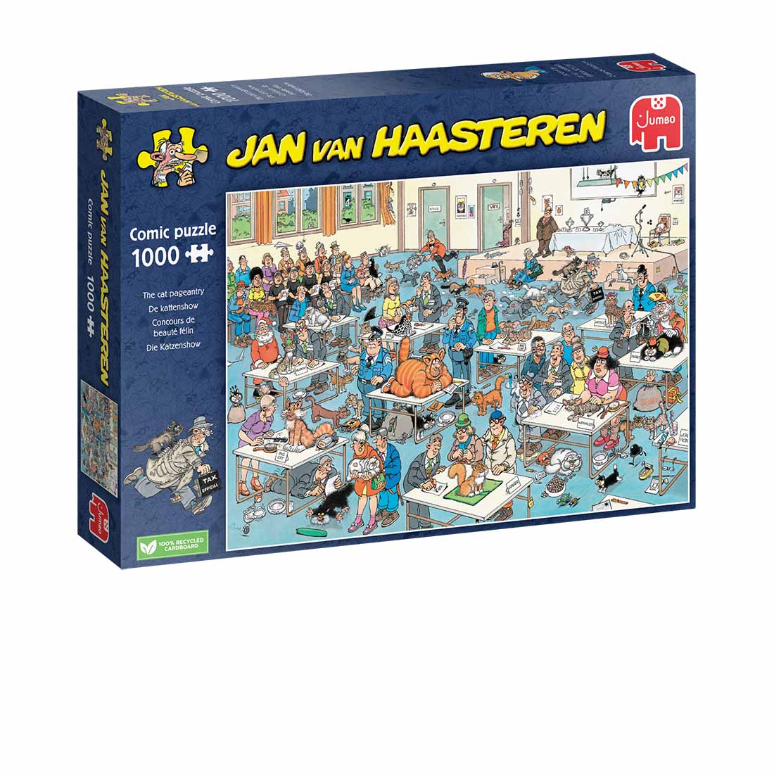 Jan van Haasteren 1000 Palan Palapeli The Cat Pageantry