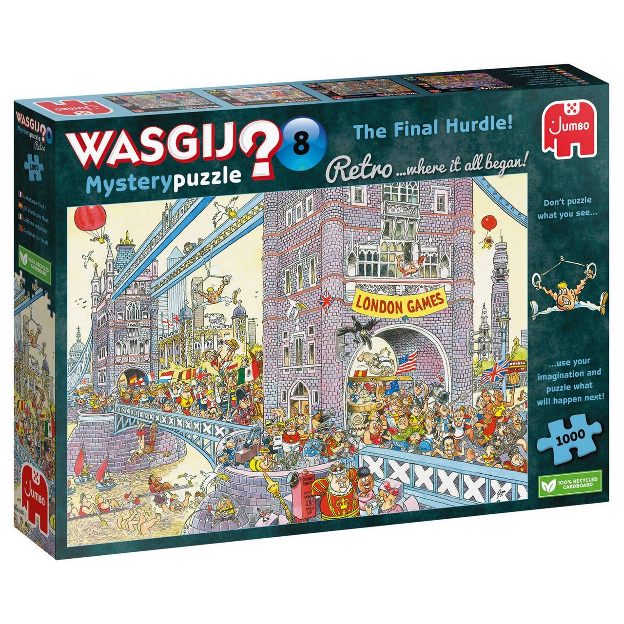 Wasgij Mystery 1000 palan palapeli The Final Hurdle!
