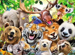 Ravensburger 300XXL Palan Palapeli Exotic Animals Selfie