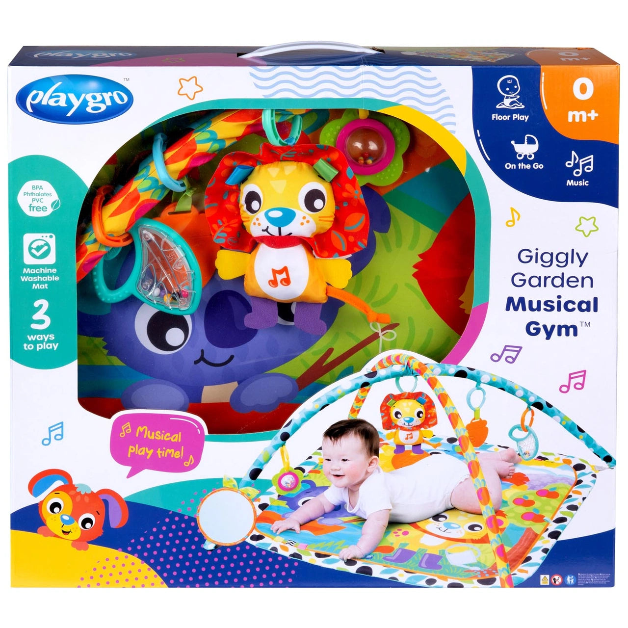 Playgro Giggly Garden Musiikki Leikkimatto