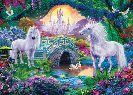Eurographics 500 Palan Palapeli Unicorns Fairy Lands