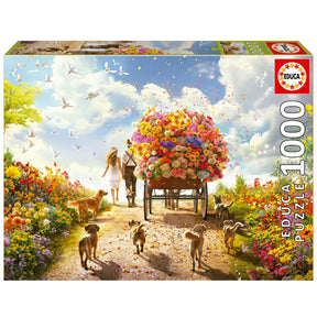 Educa Carrying Flowers 1000 Palan Palapeli
