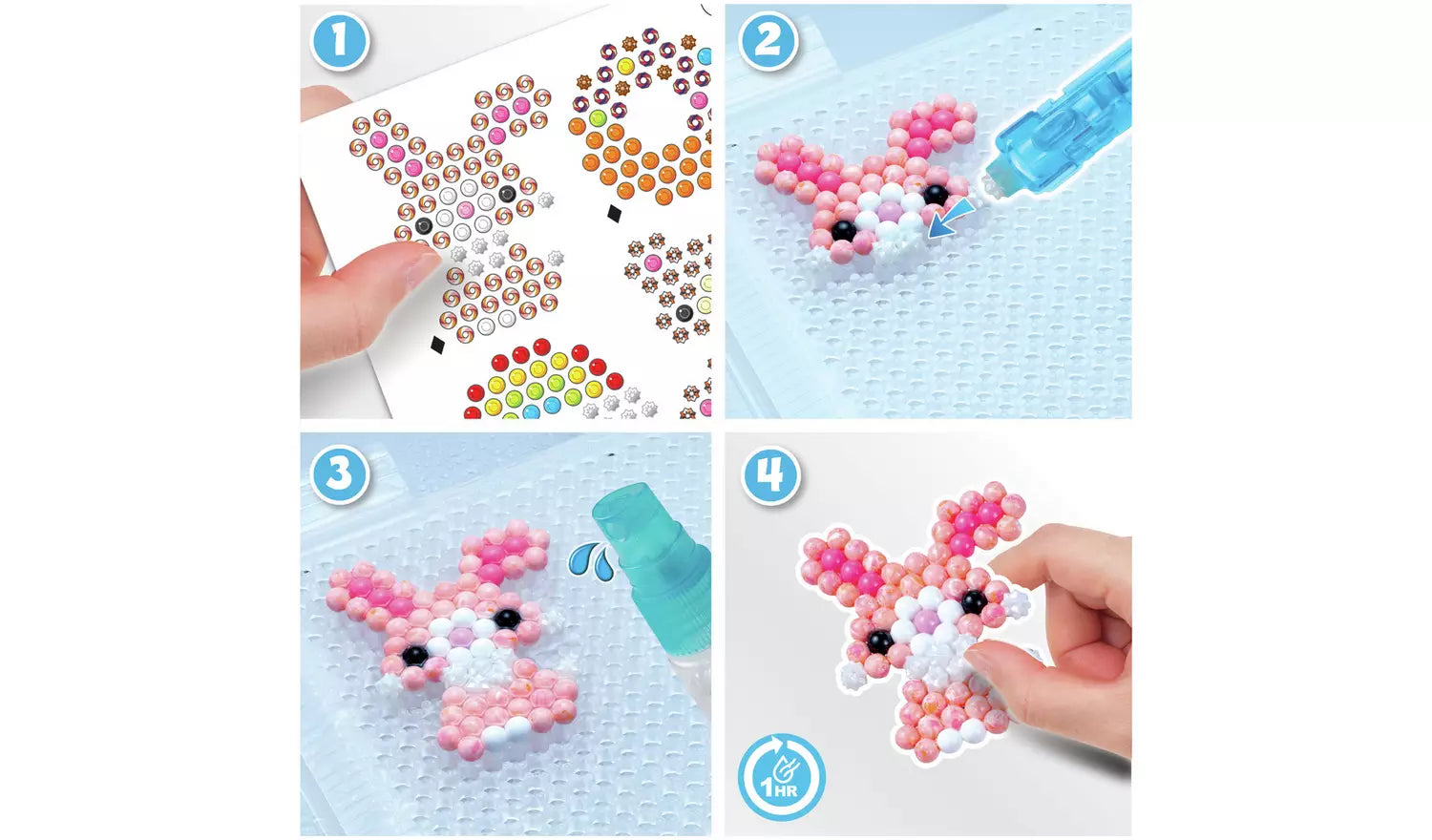 Aquabeads Askartelusalkku 900 Helmeä