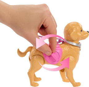 Barbie "Malibu" Walk & Potty Pup Barbie Nukke ja Koira Leikkisetti