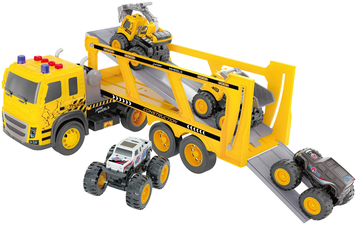 Junior Wheels Autonkuljetusrekka Äänillä ja Valoilla