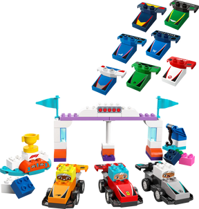 Lego Duplo 10445 F1®-tiimin Kilpa-autot ja Kuljettajat