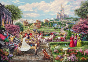 Schmidt Thomas Kinkade 1000 Palan Palapeli Disney Tuhkimo Happy Ever After
