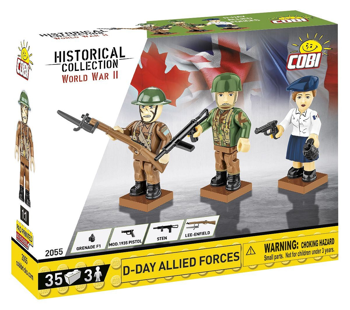 Cobi 2055 D-Day Allied Forces Hahmopakkaus