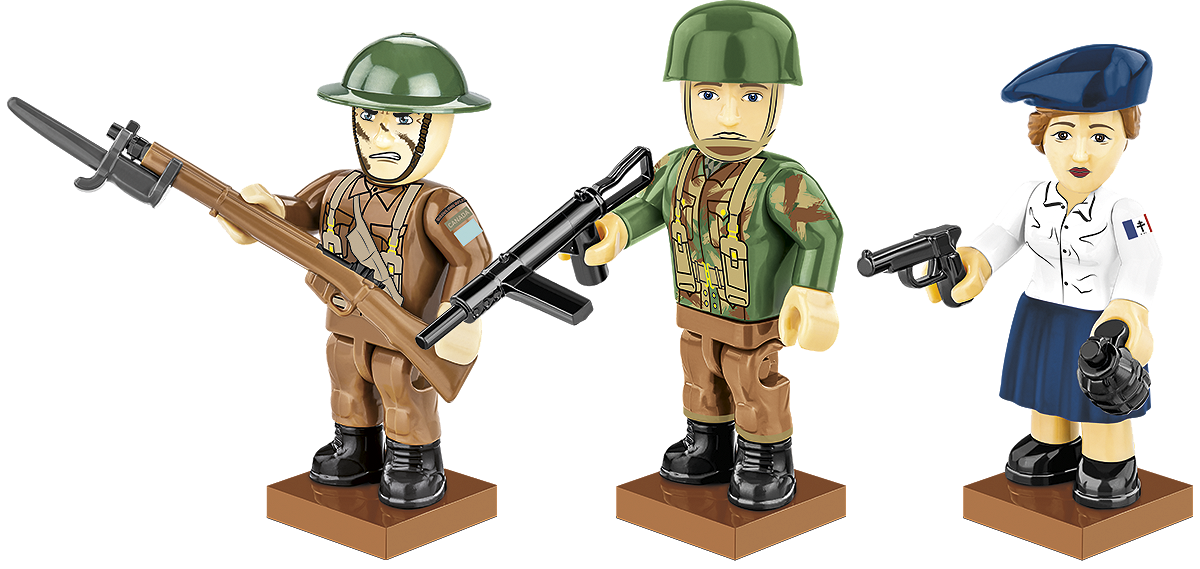 Cobi 2055 D-Day Allied Forces Hahmopakkaus